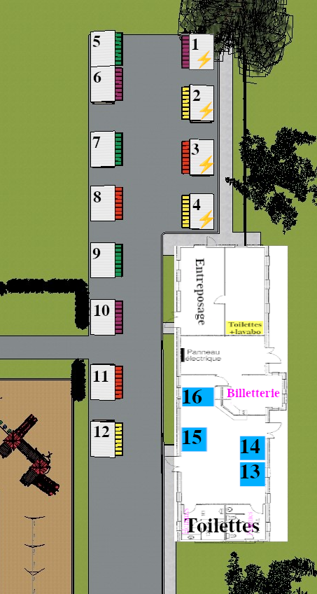 Plan du Marché Public des Basques