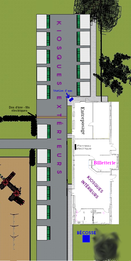 Plan du Marché Public des Basques